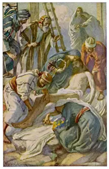Historical Jesus Images Drucke: Descent from the Cross