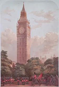 Historical London Landmarks Drucke: Design for Big Ben