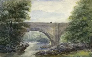 Cumbrian Landscape Photography Drucke: Devils Bridge, England