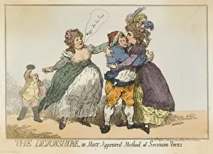 Georgiana Duchess Of Devonshire Drucke: Devonshire / Cartoon 1784