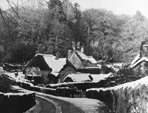Deutschland-Snowszenen von Devonshire