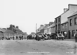 Republik Irland Drucke: Die Diamantgasse in Carndonagh