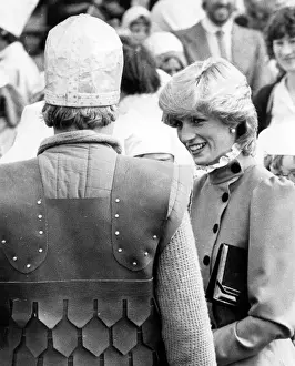 Diana, Prinzessin von Wales in St Columb, Kornwall