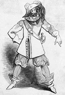 Victorian Theatre History Drucke: Dickens as Capt Bobadil
