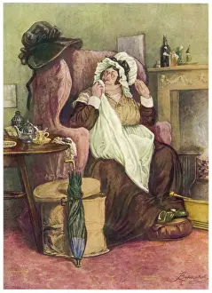 Charles Dickens Characters Drucke: Dickens / M. Chuzzlewit