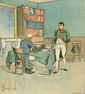 Regency Era Artwork Drucke: Dictating to Las Casas
