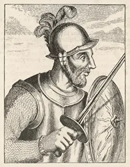 Spanish Conquistador Drucke: Diego De Almagro
