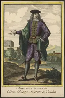 Historical Figure From Spain Drucke: Diego De Vicuna