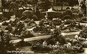 Historical England Images Drucke: The Dingle, Shrewsbury, Shropshire