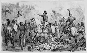 Revolutionary War Scenes Drucke: Directing the Fighting