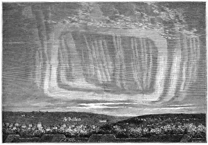 Historical Aerial Photography Drucke: Display at Twilight