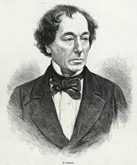 Victorian Era Leader Drucke: Disraeli / Ils 1868