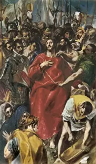 Mannerism Oil Paintings Drucke: The Disrobing of Christ