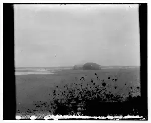 Orville And Wilbur Wright Drucke: Distant view of the Wright brothers camp at Kitty Hawk, Nor