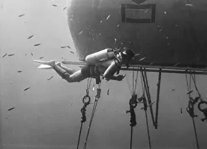 Tauchen in Malta 1969