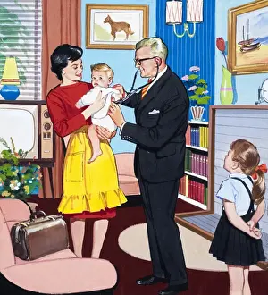 Family Doctor Portrait Drucke: The Doctor
