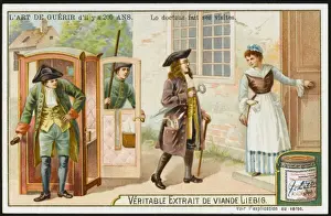 Sedan Chair Transport Drucke: Doctors House Call