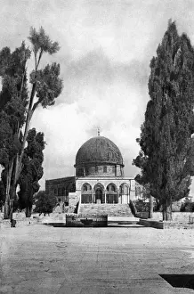 Jerusalem Architecture 1920s Drucke: Dome of the Rock, Jerusalem