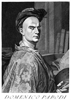 Historical Italian Artists Drucke: Domenico Parodi