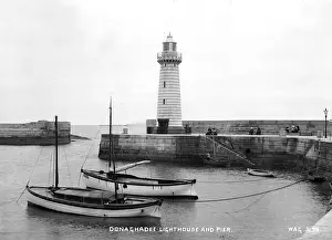Donaghadee Leuchtturm und Pier
