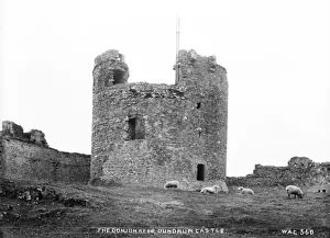 Early 20th Century Irish Landscapes Drucke: The Donjon Keep, Dundrum Castle