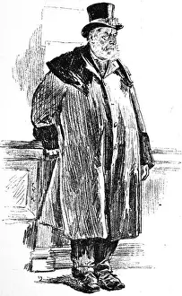 Drucke von Illumination zeichnet einen der Türhalter angestellt bei Lloyd's von London, einer Versicherungsgesellschaft aus dem Jahr 1890 London Drucke: Türwart bei Lloyd's von London, 1890