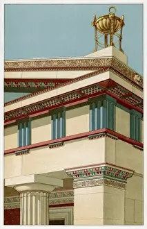 Classical Building Design Drucke: Doric Temple