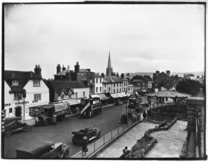 Surrey Village Life Drucke: DORKING - 1928