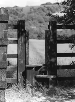 Buckinghamshire England Drucke: Double-Step Stile