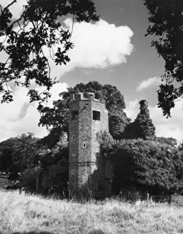 Northamptonshire Drucke: Turm des Dower Houses