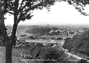 Northern Ireland Landscape Drucke: Downpatrick from Gallows Hill