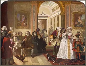 18th Century Art Drucke: Dr Johnson / Chesterfield