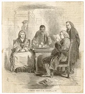 Dr Johnson zu Hause