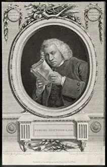 English Author Biography Drucke: Dr Johnson / Reading / Oval
