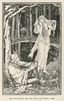German Folklore Art Drucke: Dragon of the North