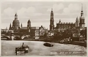 Elbe River Germany Drucke: Dresden, Germany