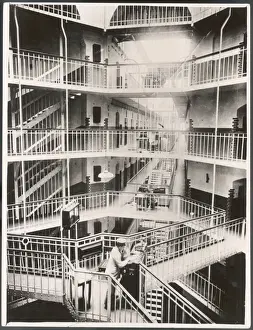 1930s Architecture Drucke: Dresden Prison 1930S