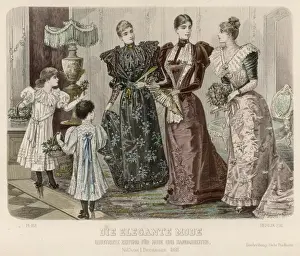 Kleider des Jahres 1892