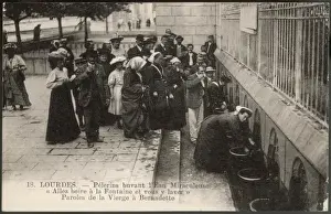 Virgin Mary Apparition Drucke: Drinking the Water