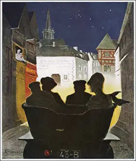 Nighttime Landscape Photography Drucke: Driving at Night