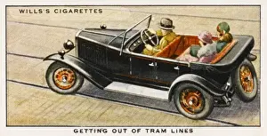 Transportation In The Past Drucke: Driving on Tramlines