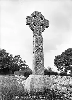 Ireland Historical Landmarks Drucke: Drumcliff Cross, E Face, Co Sligo