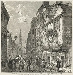 English Historical Landmarks Drucke: DRURY LANE