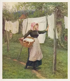 Trocknen von Kleidung/Allingham