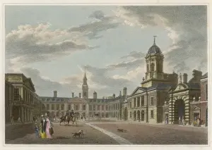 18th Century Buildings Drucke: Dublin Castle / 1817