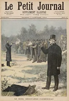 Georges Clemenceau Drucke: Duel / Clemenceau