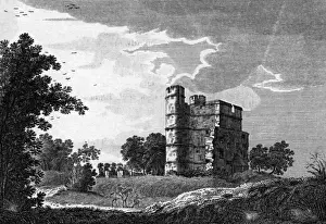Berkshire Castles Drucke: Dunnington Castle