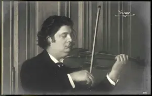 Classical Music Conductor Drucke: E-A Ysaye / Postcard