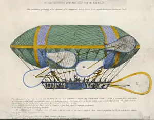Early British Aviation History Drucke: EAGLE AIRSHIP