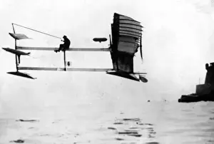 Old Aeroplanes In Flight Drucke: Early Aeroplane